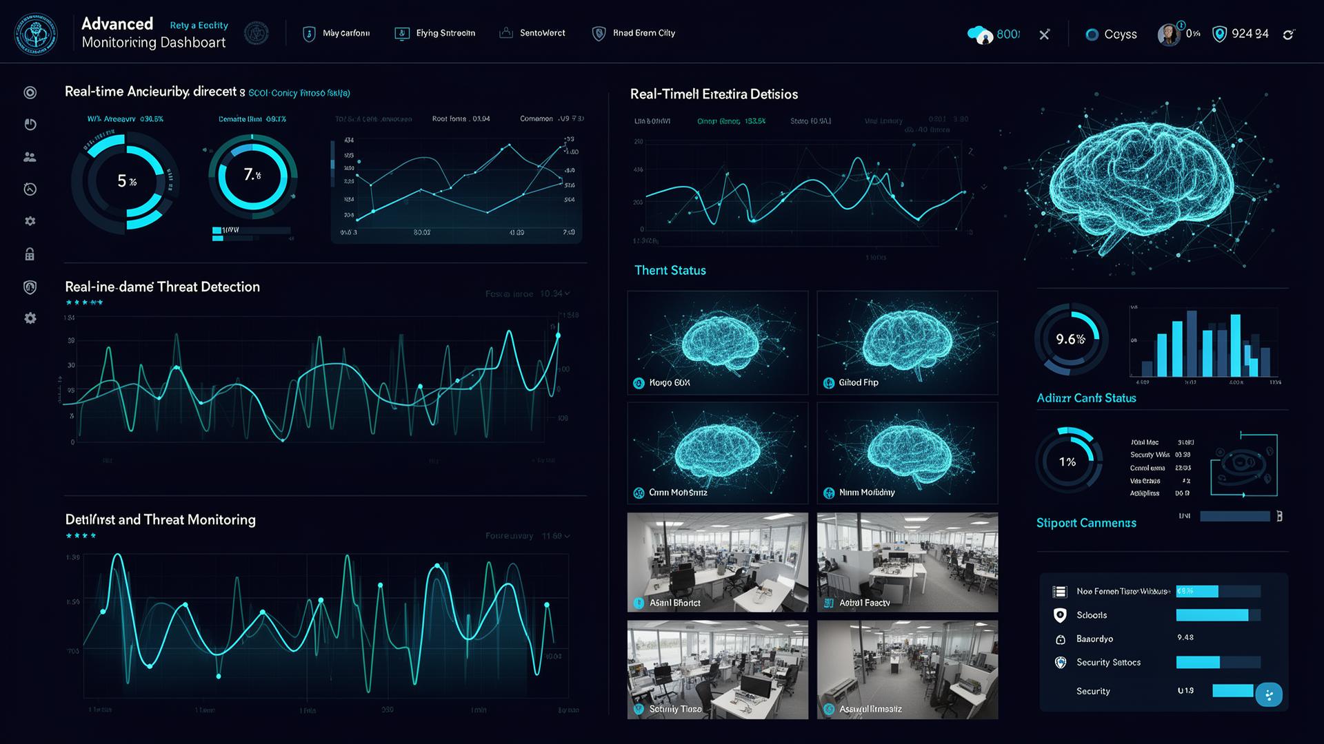 WatchWard security intelligence dashboard showing real-time monitoring and threat detection